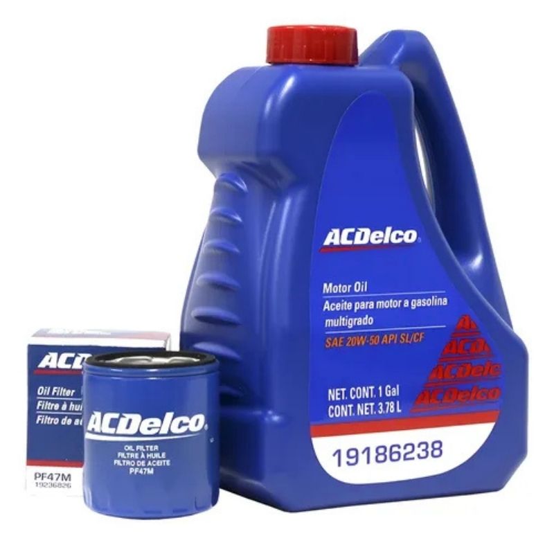 Kit de Cambio de Aceite 20W50 para Chevrolet Aveo, Chevy, Tornado y Corsa (1994–2017)